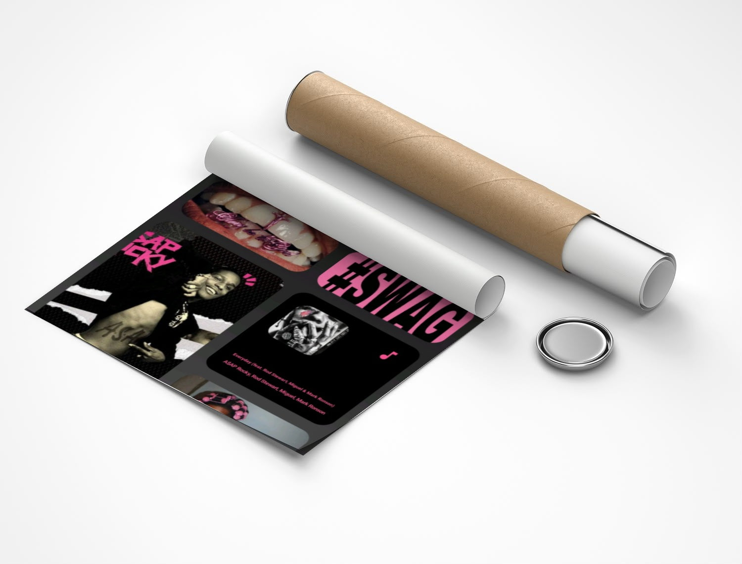 Rolled poster