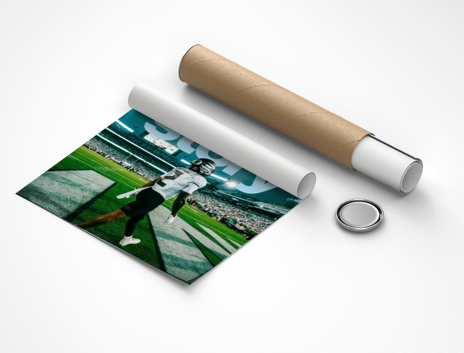 Rolled poster