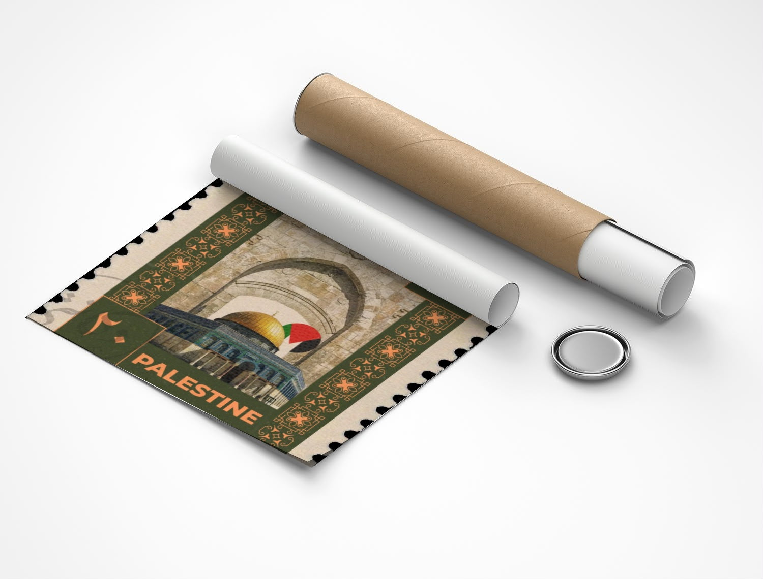 Rolled poster