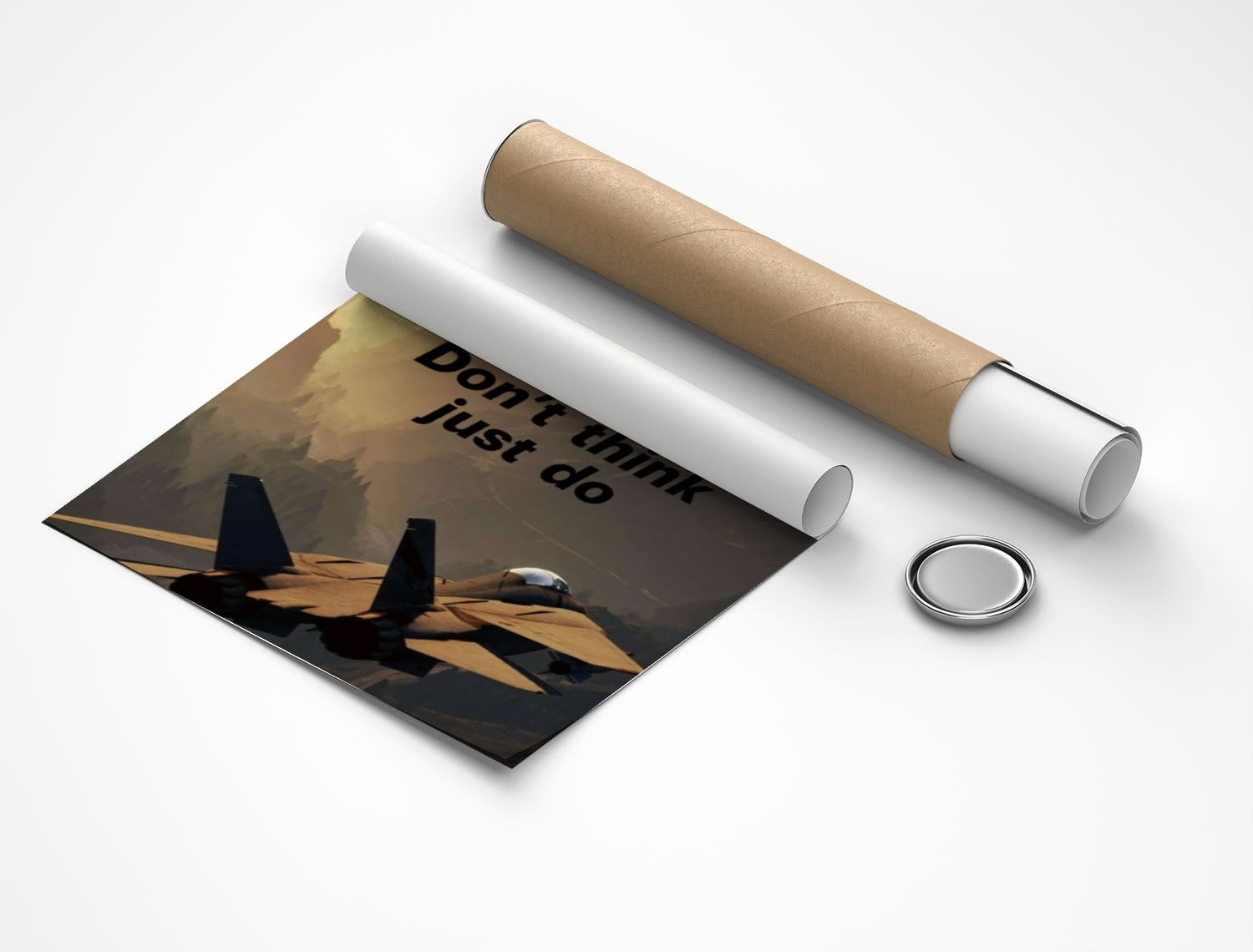 Rolled poster