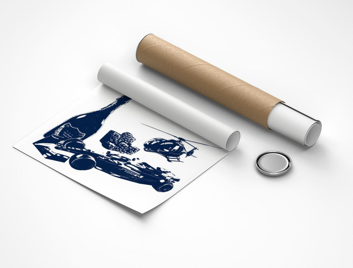 Rolled poster