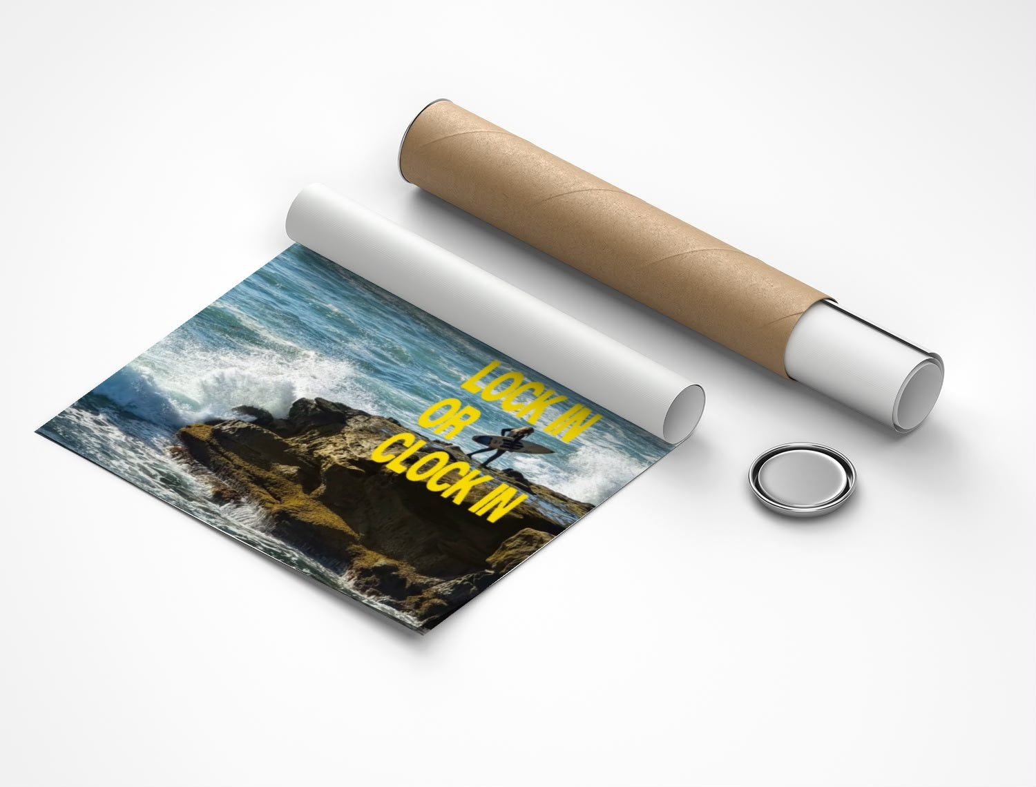 Rolled poster