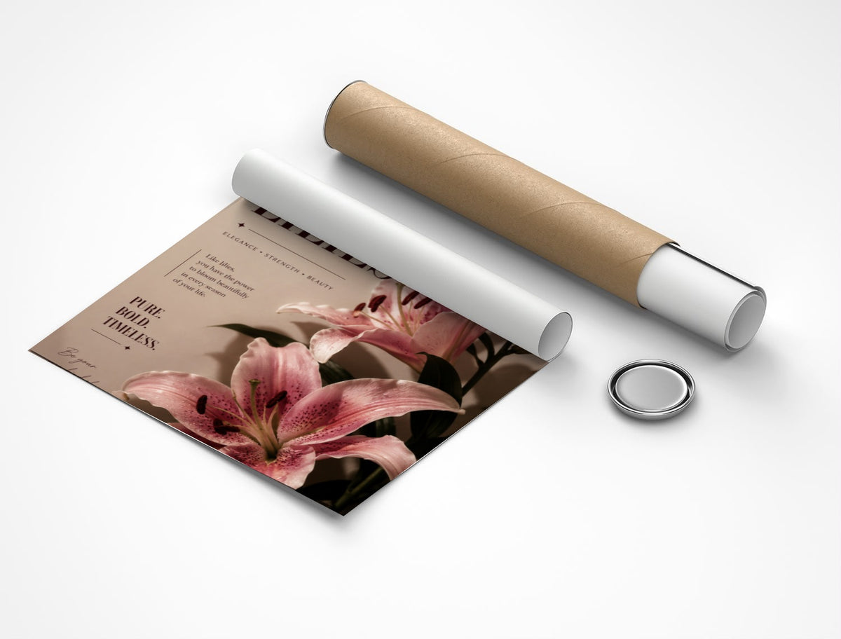 Rolled poster