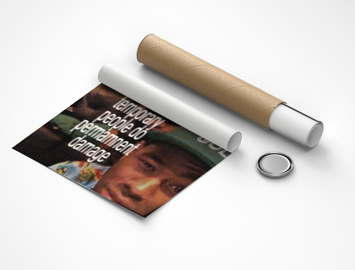 Rolled poster