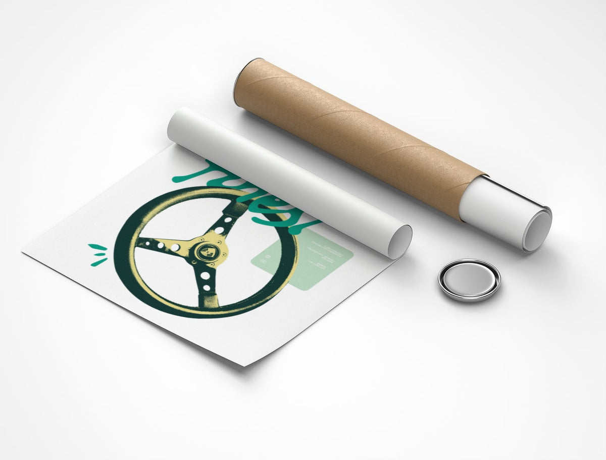 Rolled poster