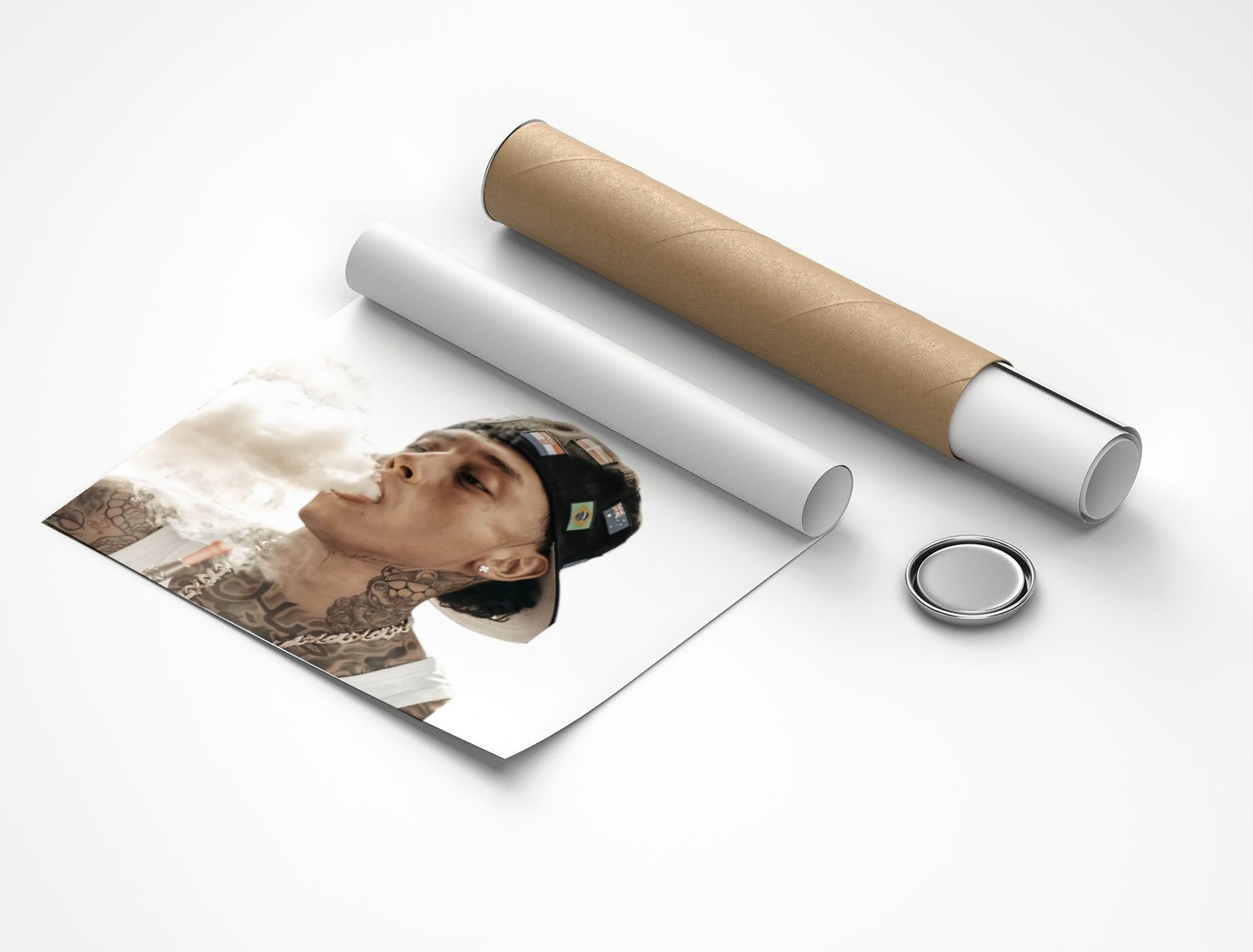 Rolled poster