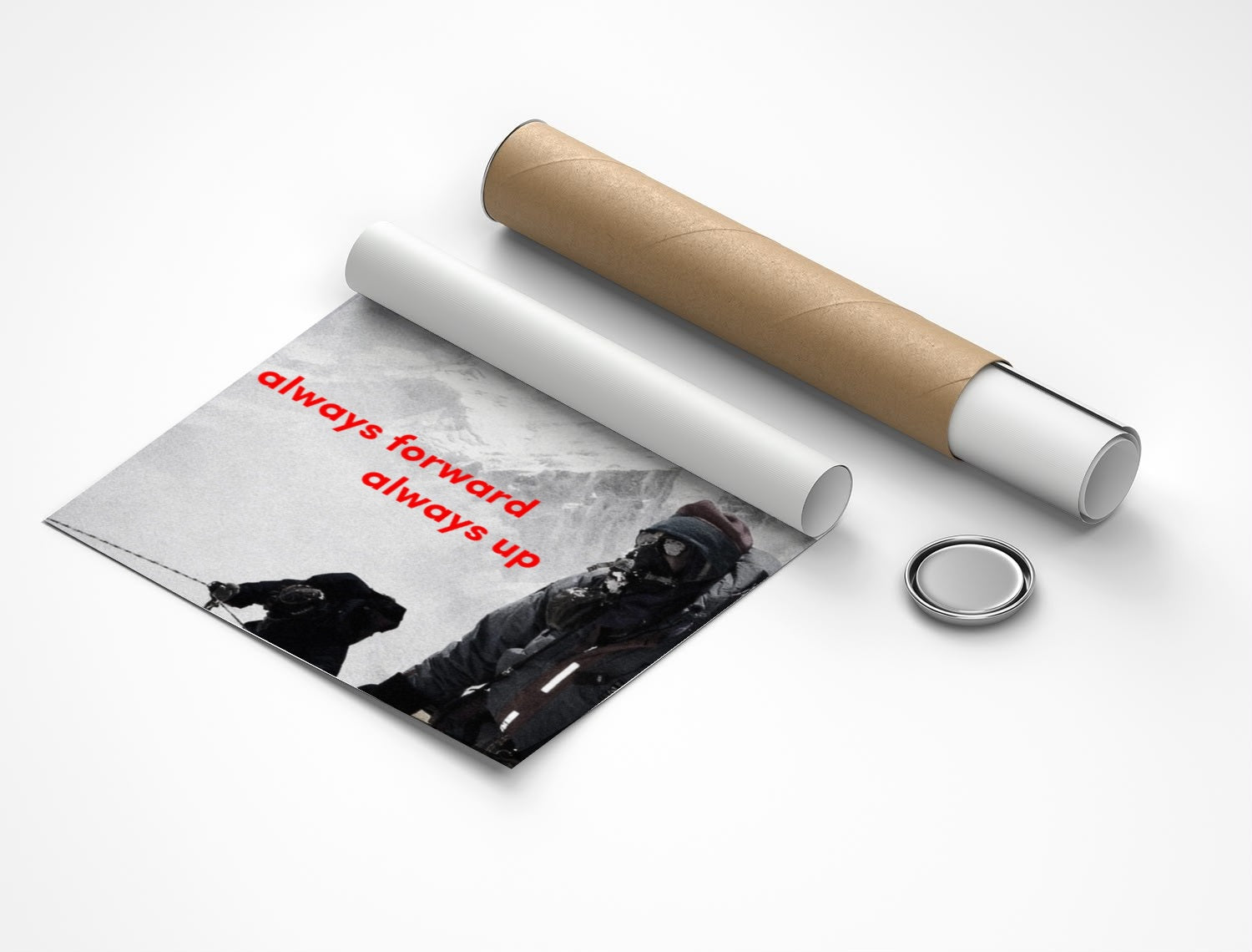 Rolled poster
