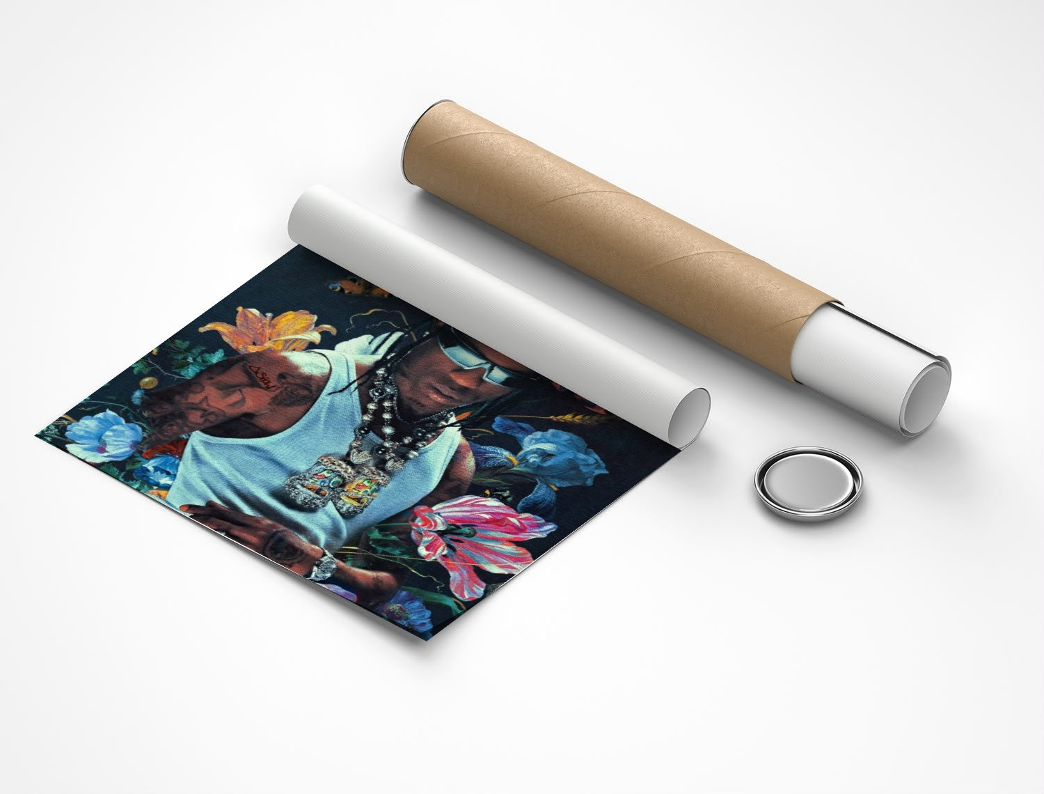 Rolled poster