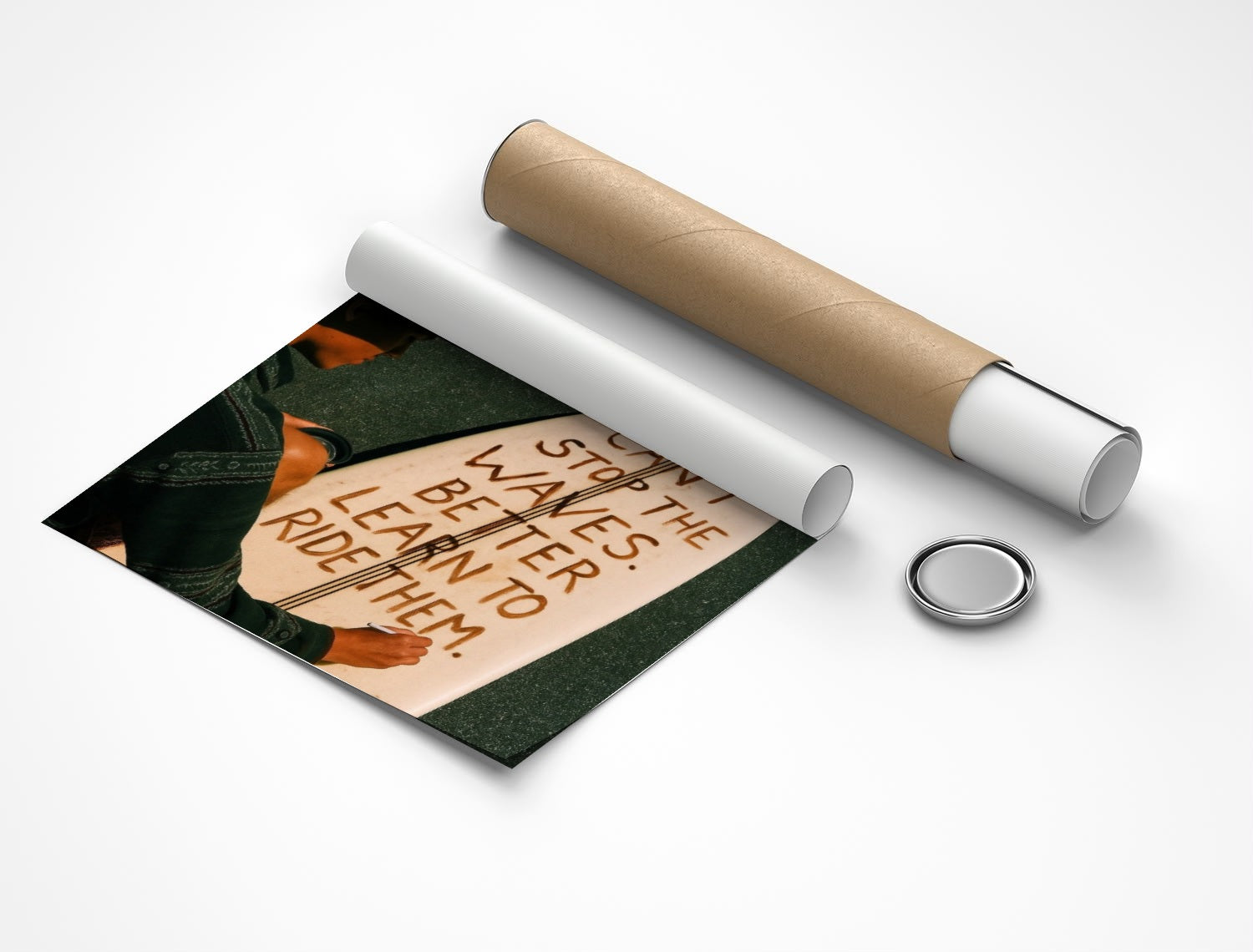 Rolled poster