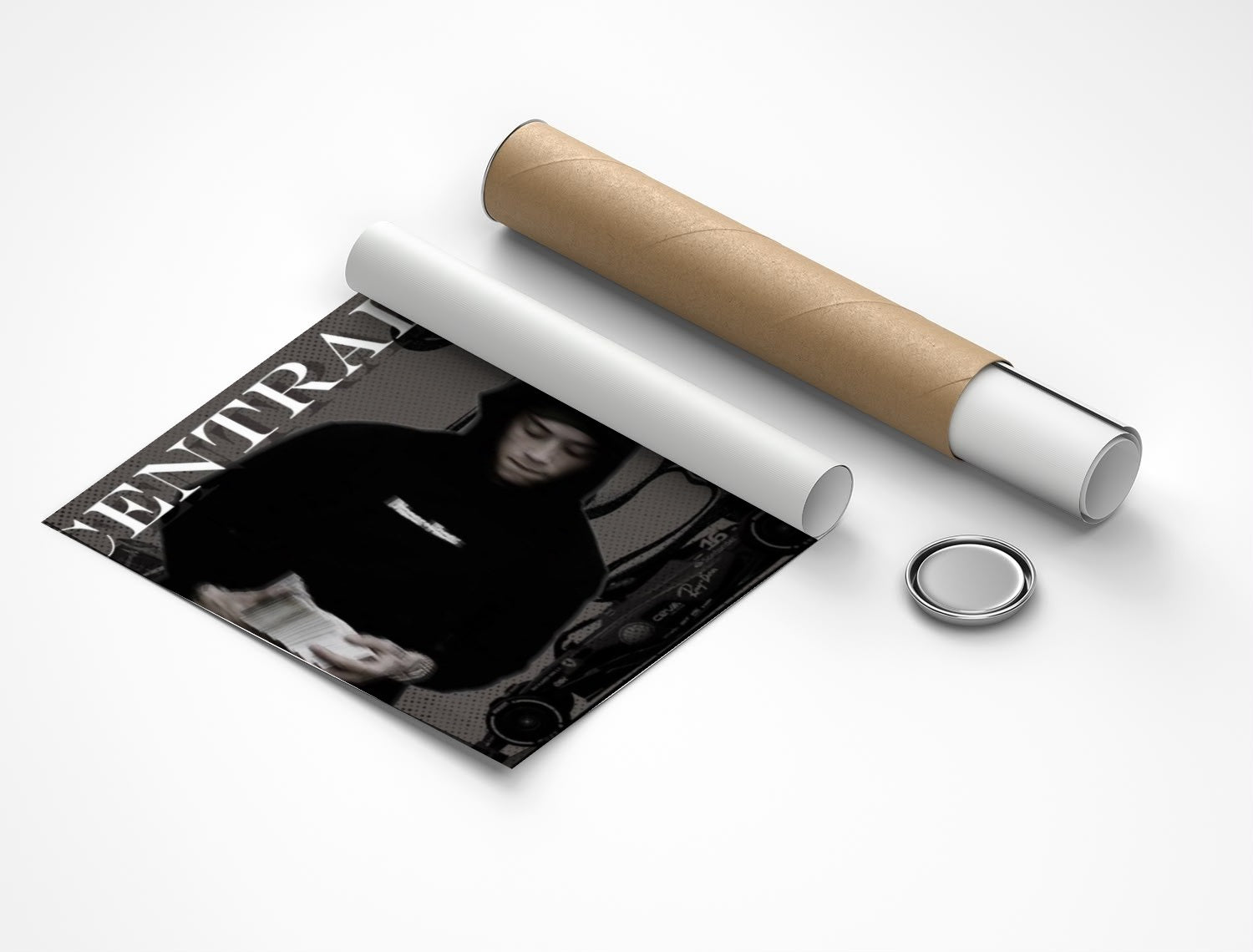 Rolled poster
