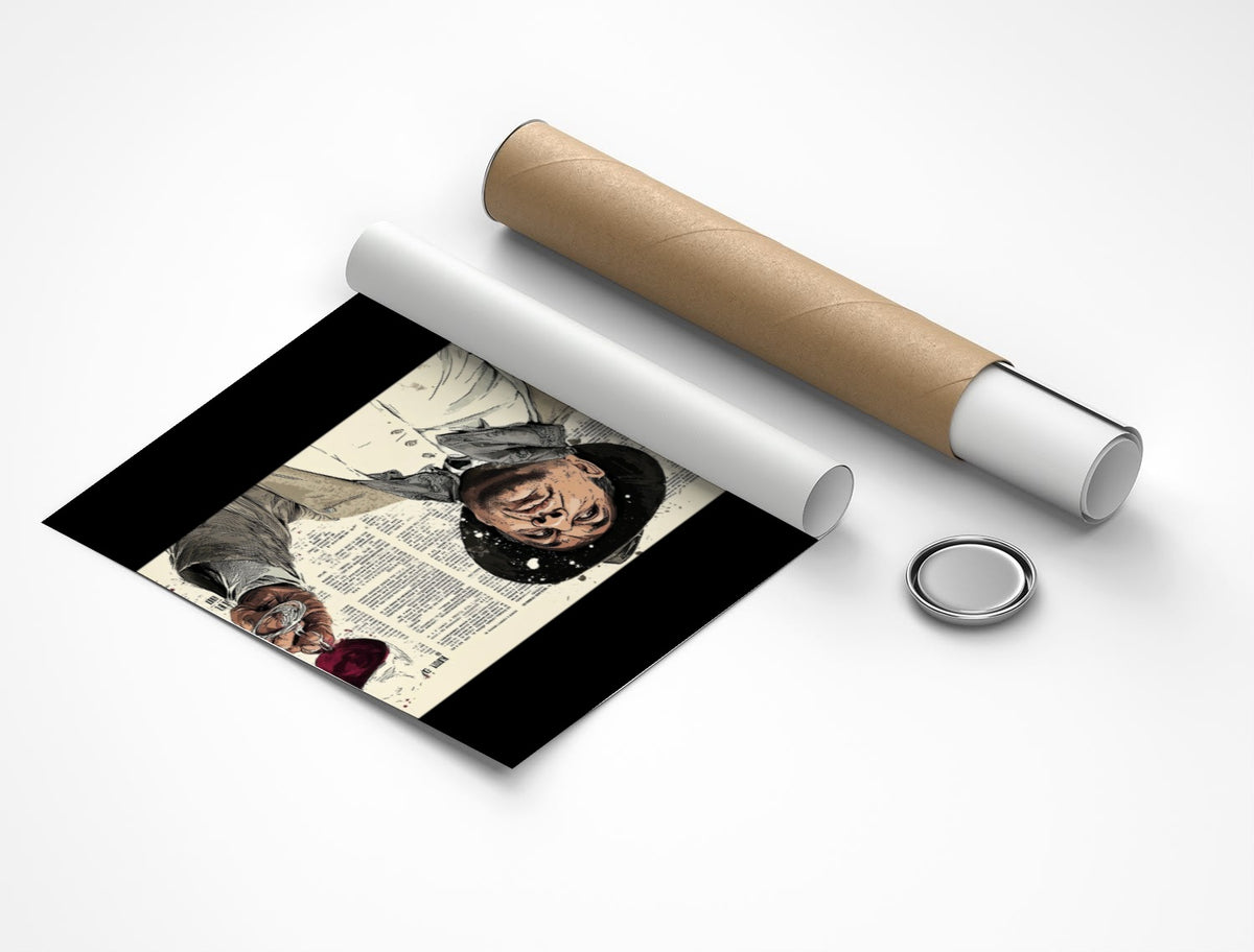Rolled poster