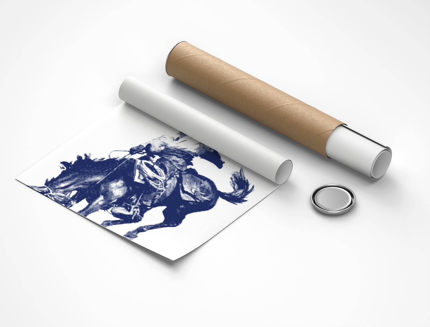 Rolled poster