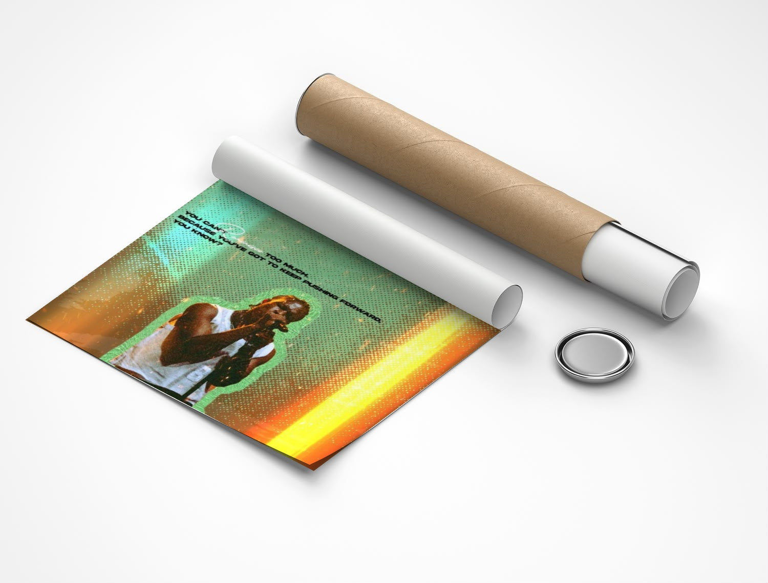 Rolled poster
