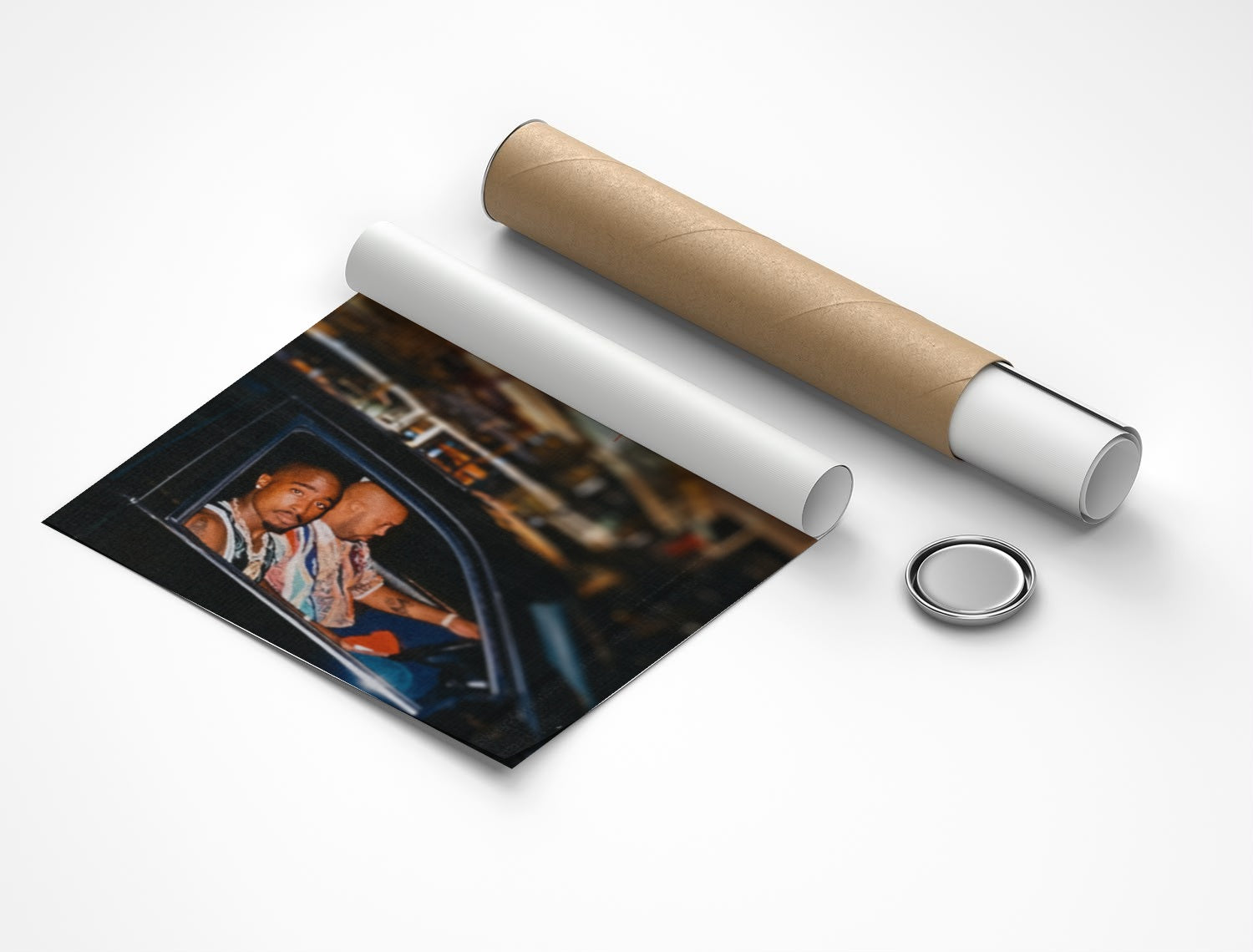 Rolled poster