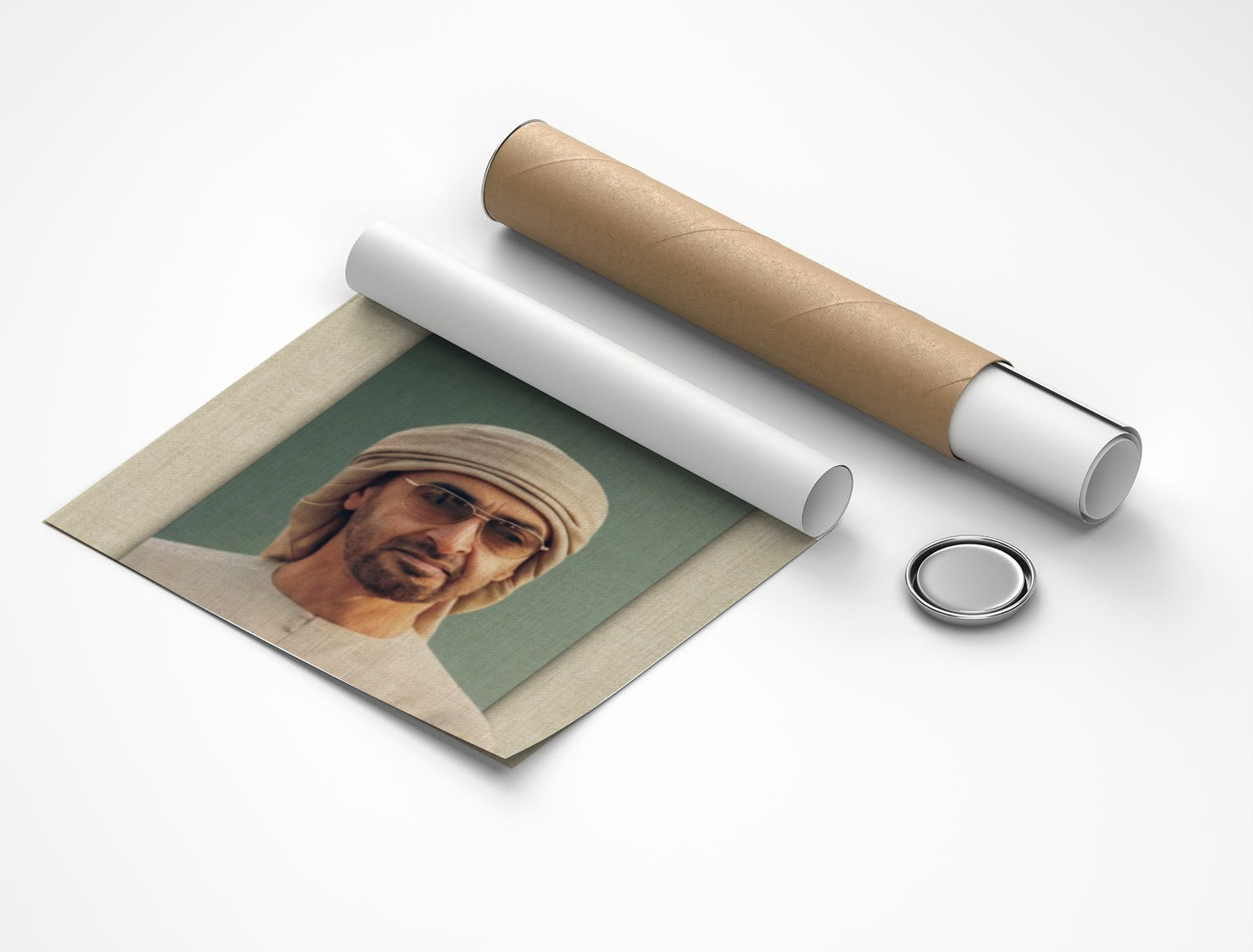 Rolled poster