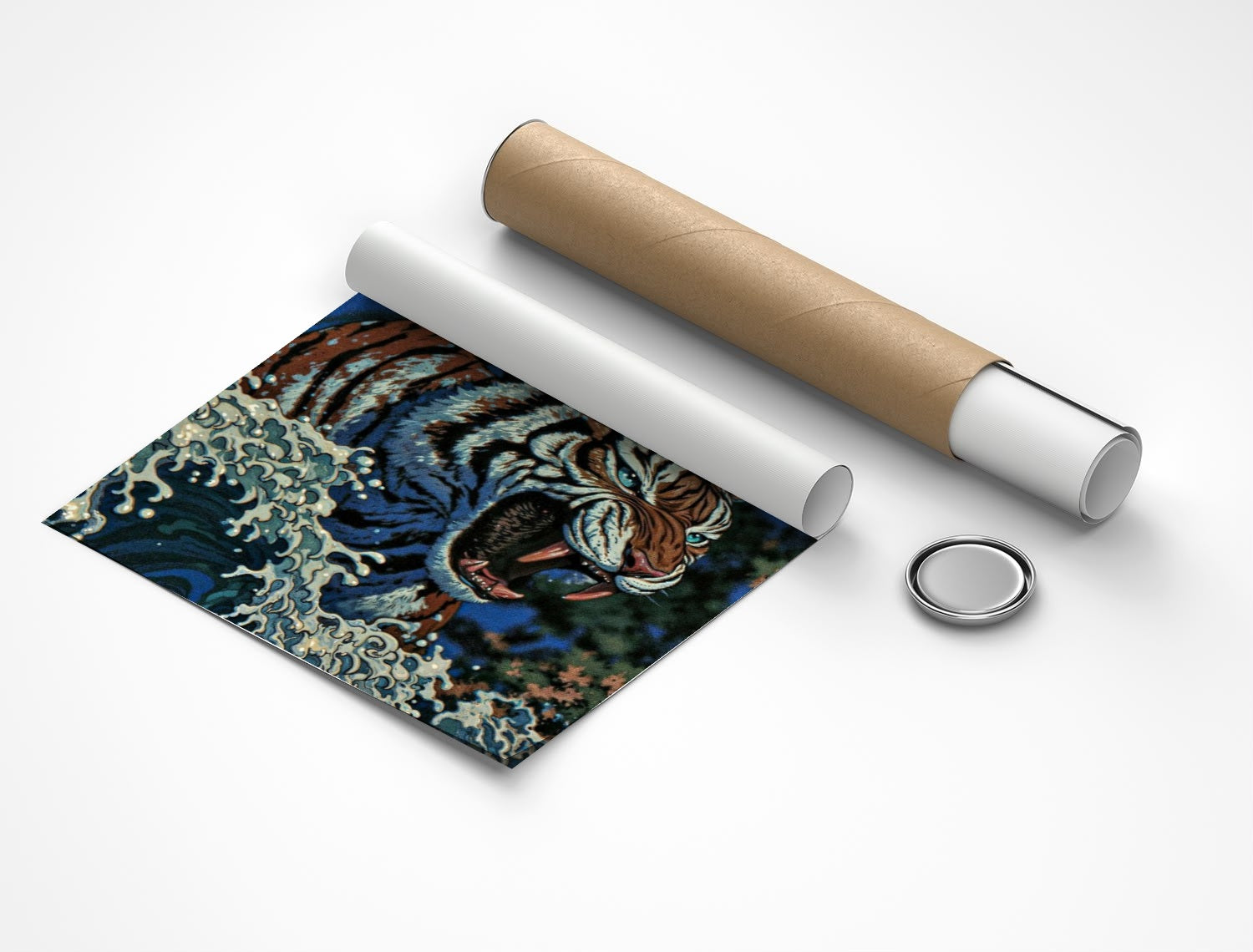 Rolled poster