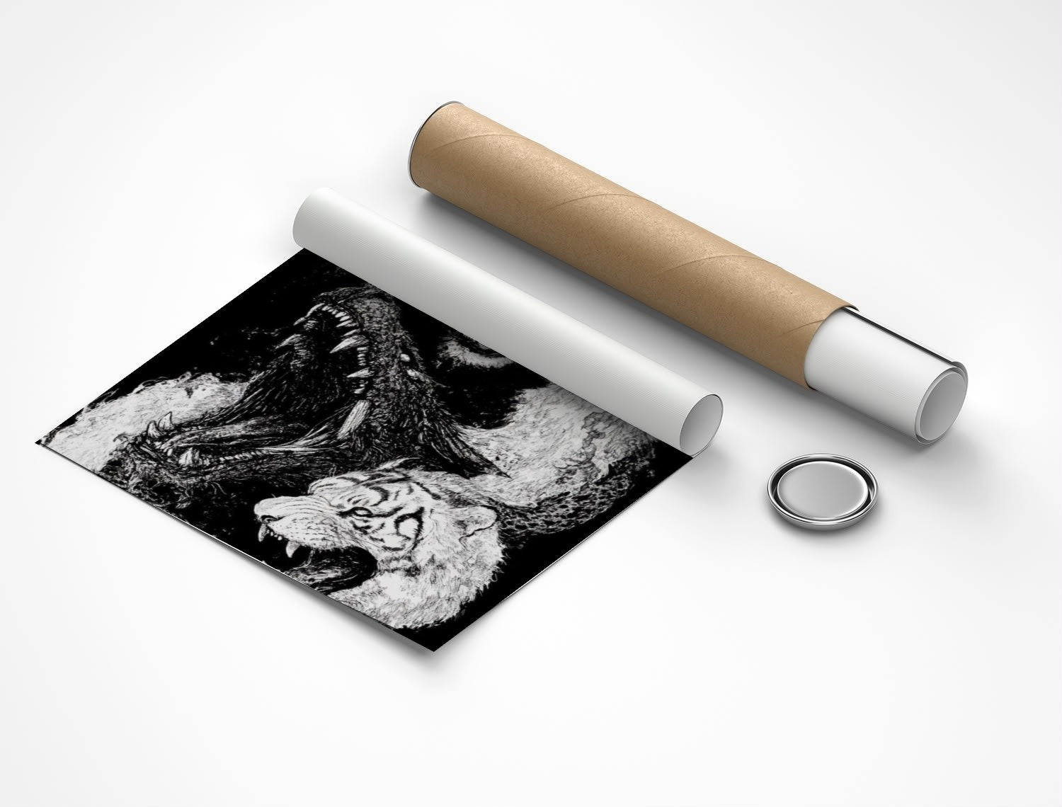 Rolled poster