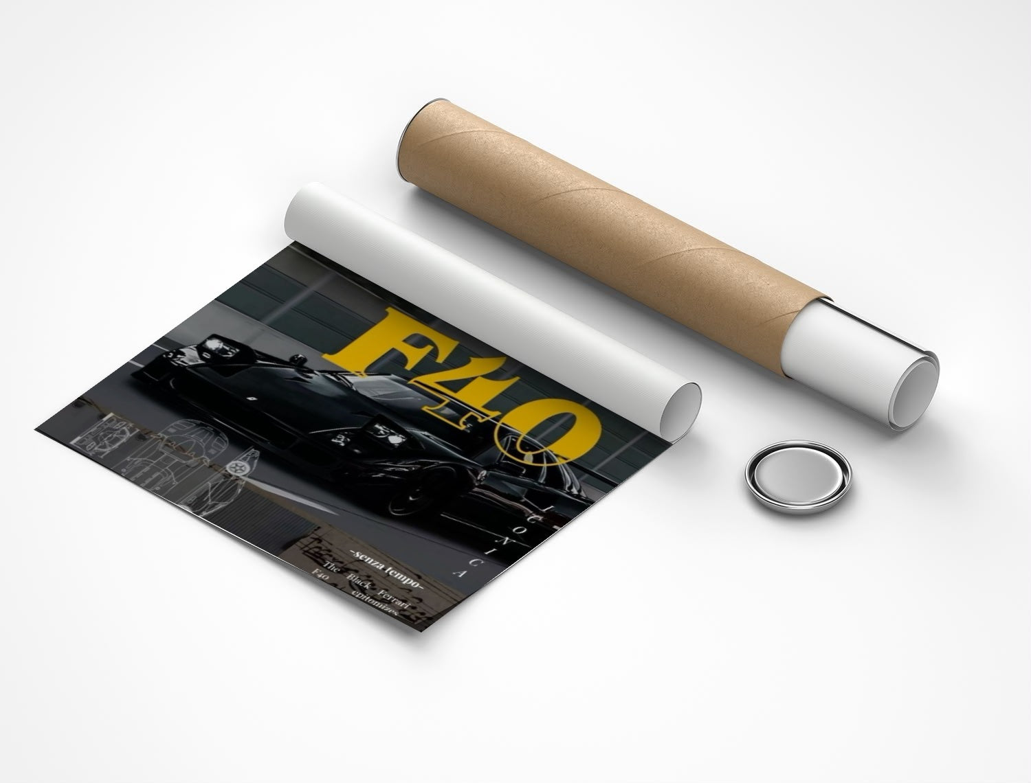 Rolled poster