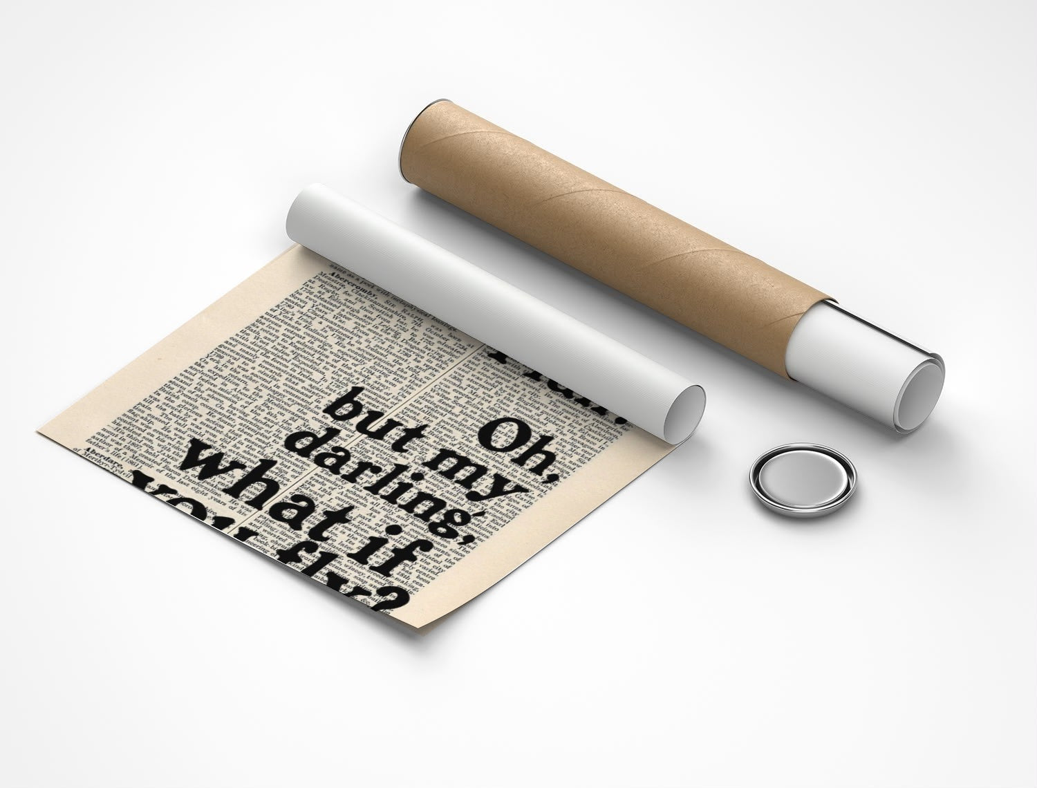 Rolled poster
