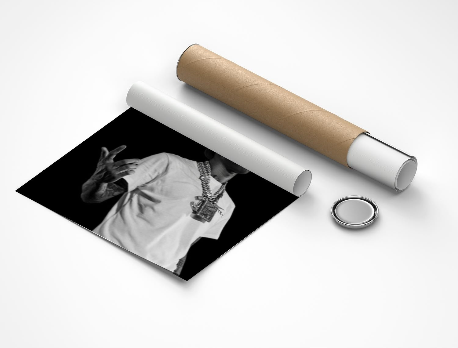 Rolled poster