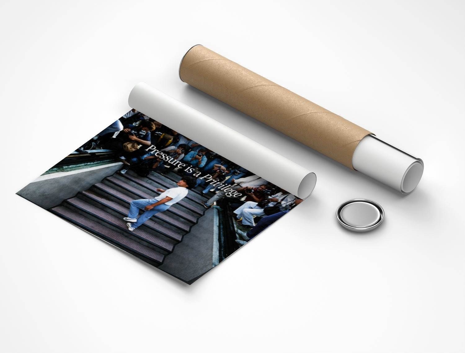 Rolled poster