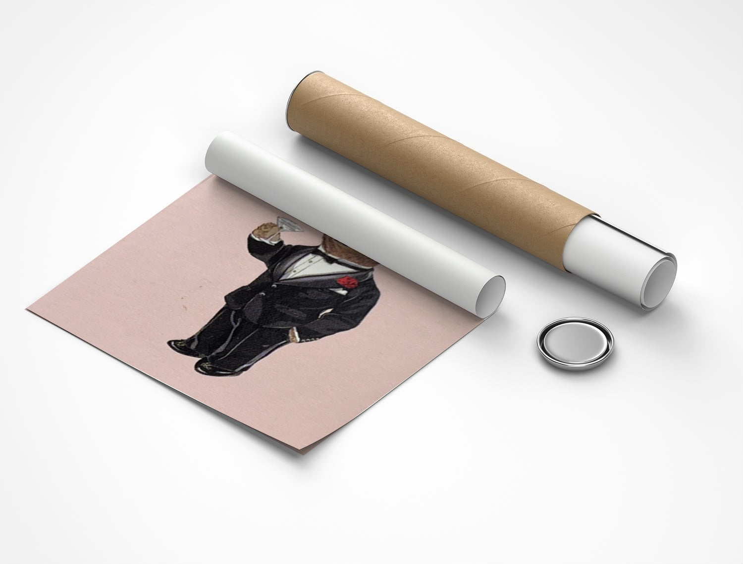 Rolled poster