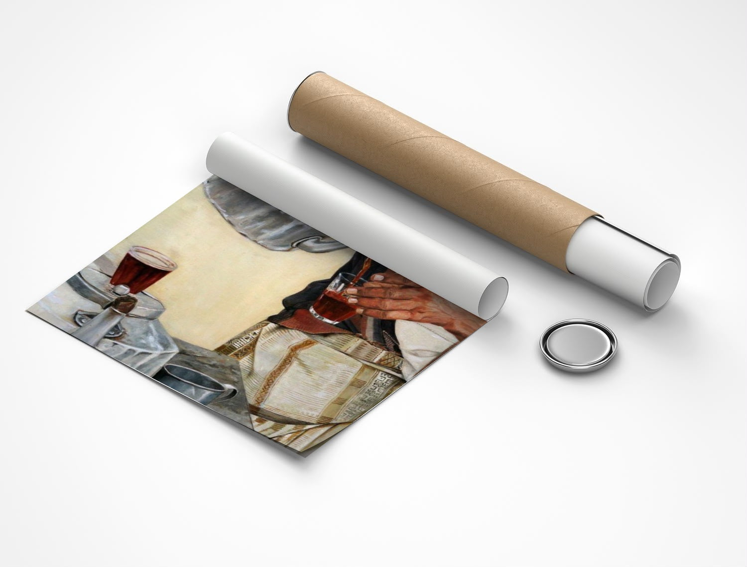 Rolled poster
