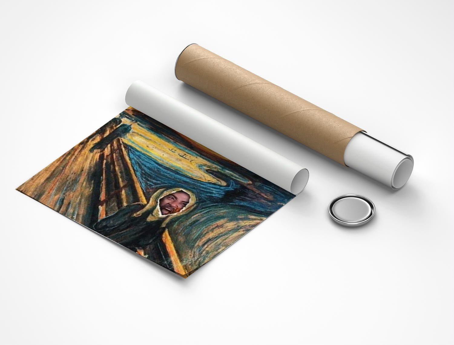 Rolled poster
