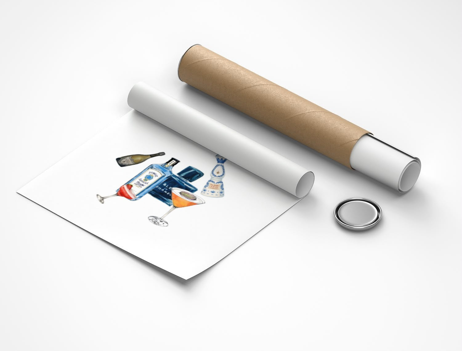 Rolled poster