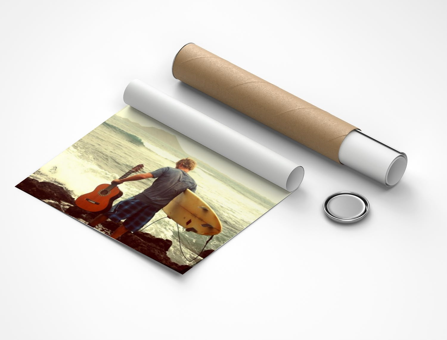 Rolled poster