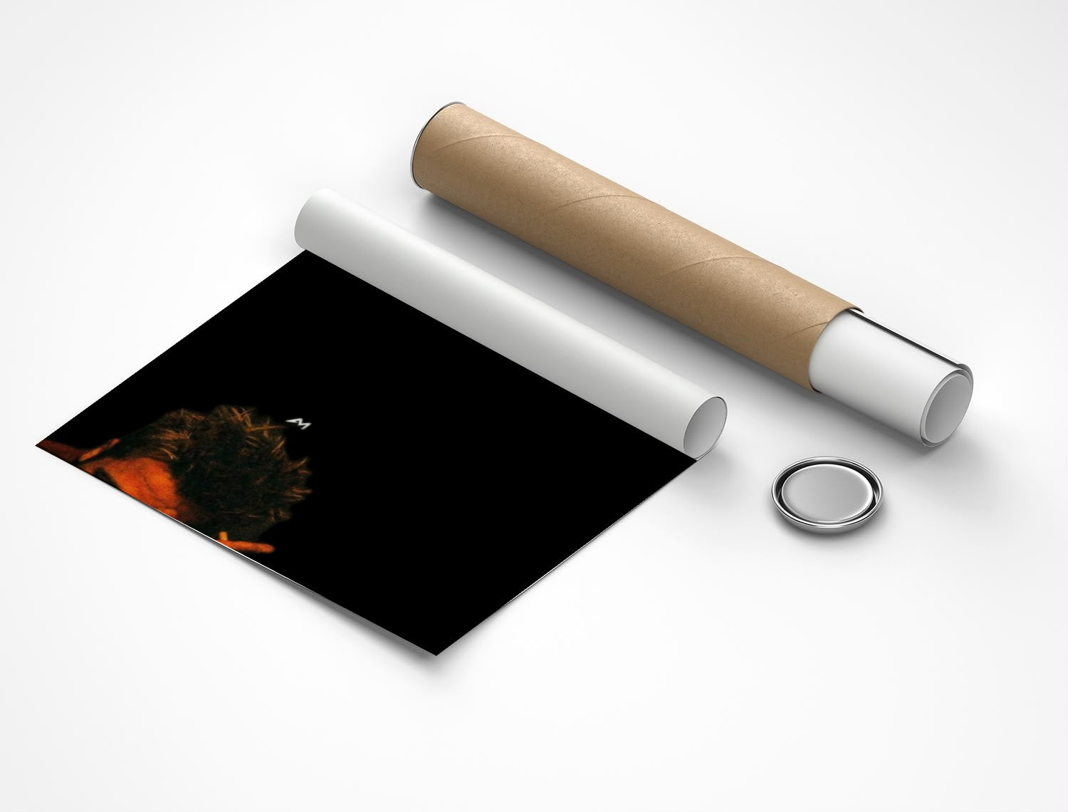 Rolled poster