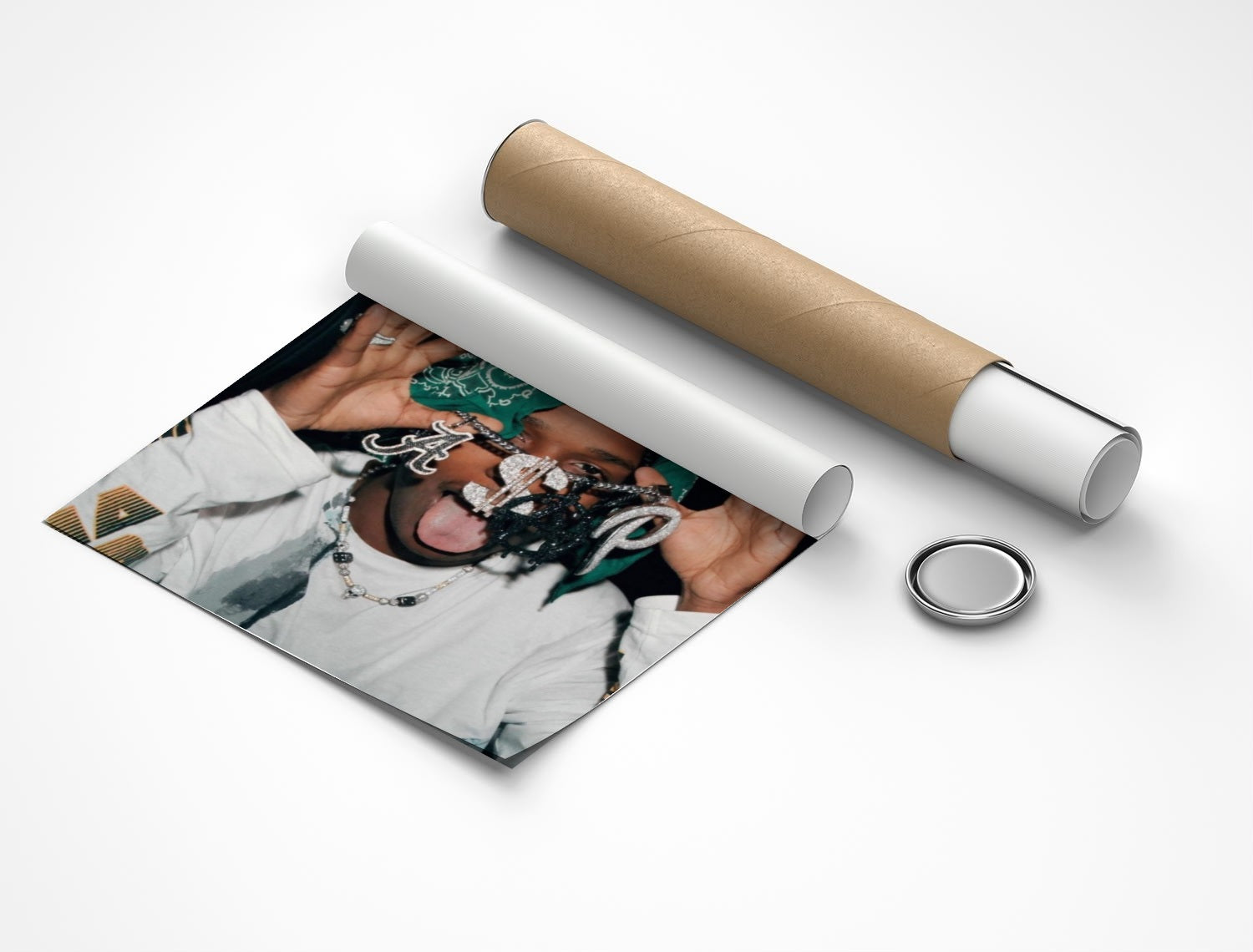 Rolled poster