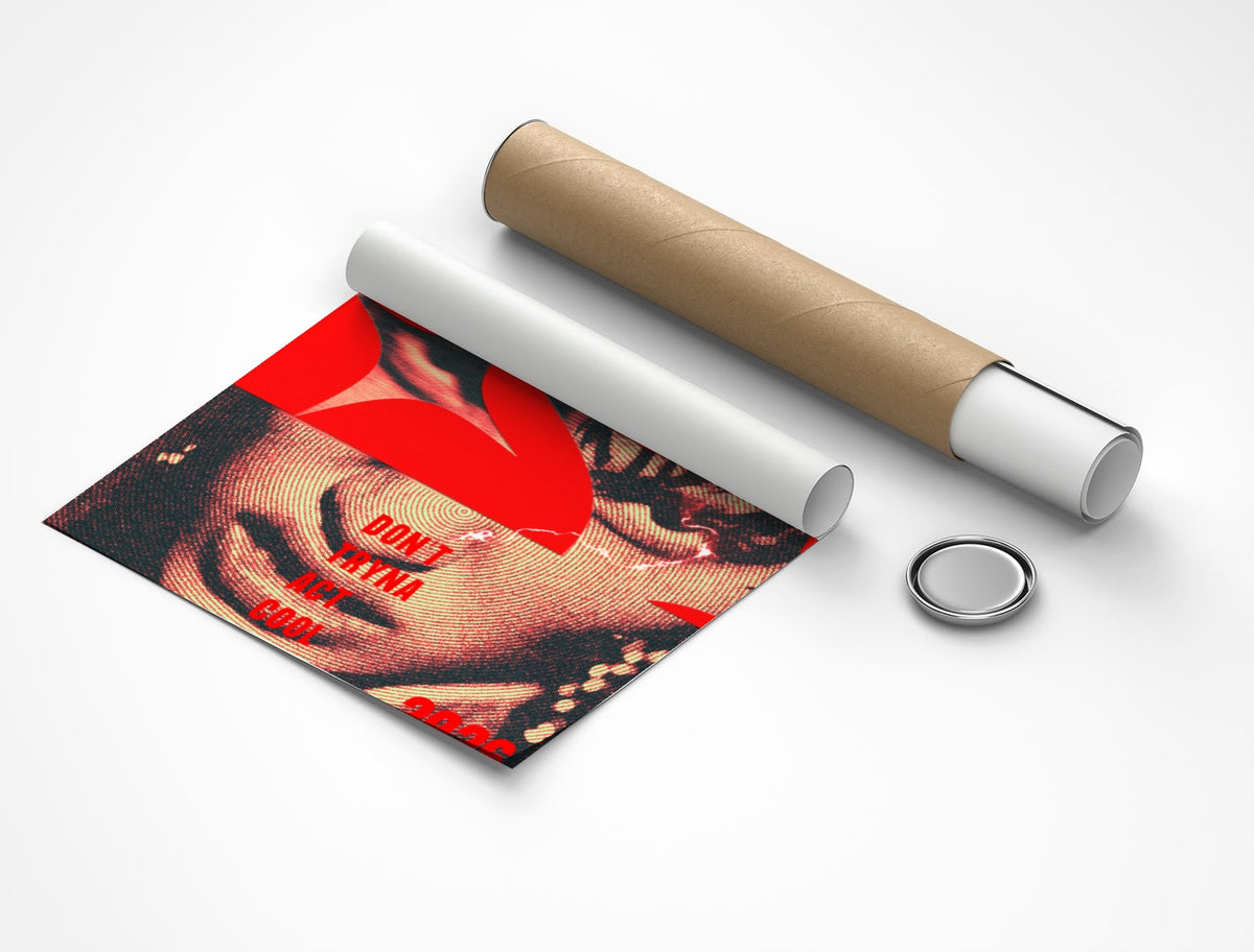 Rolled poster