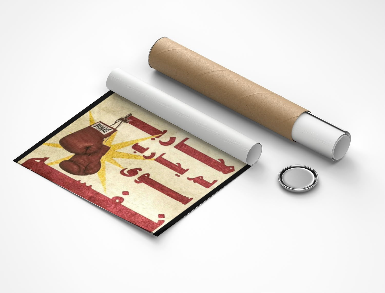 Rolled poster
