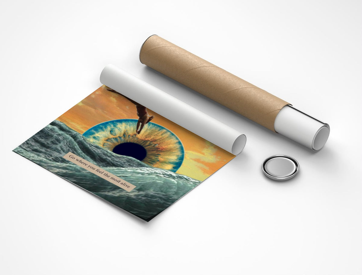 Rolled poster