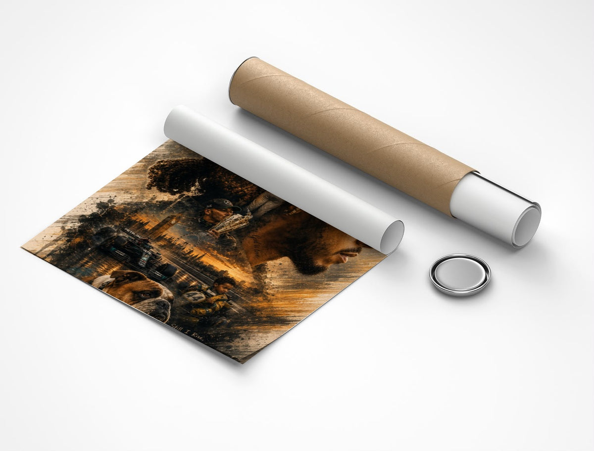 Rolled poster
