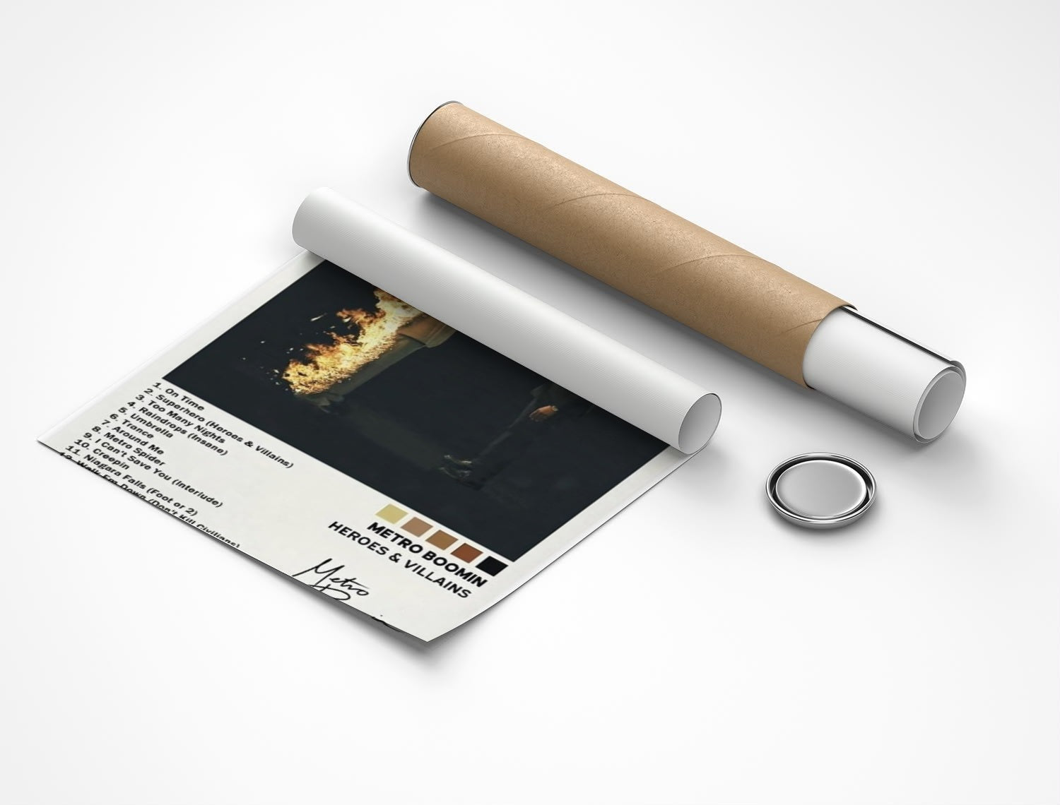 Rolled poster