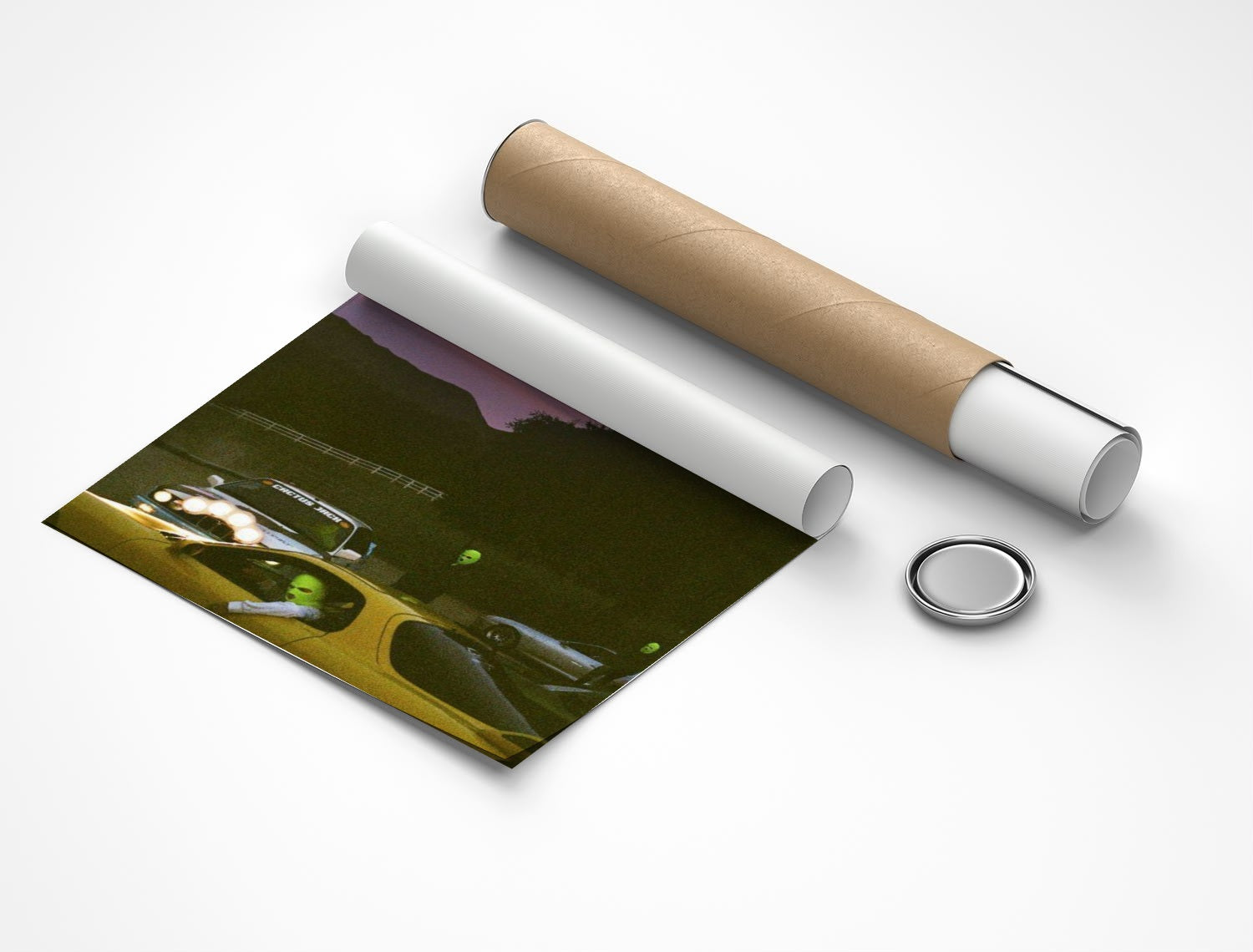 Rolled poster