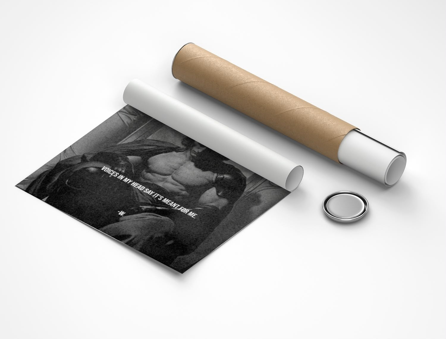 Rolled poster