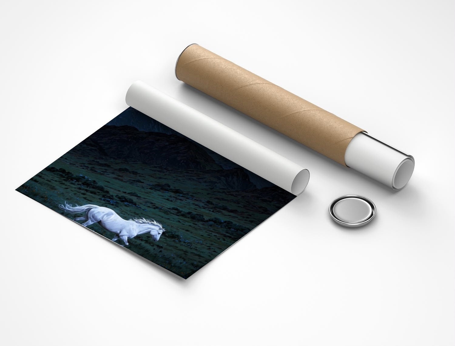 Rolled poster