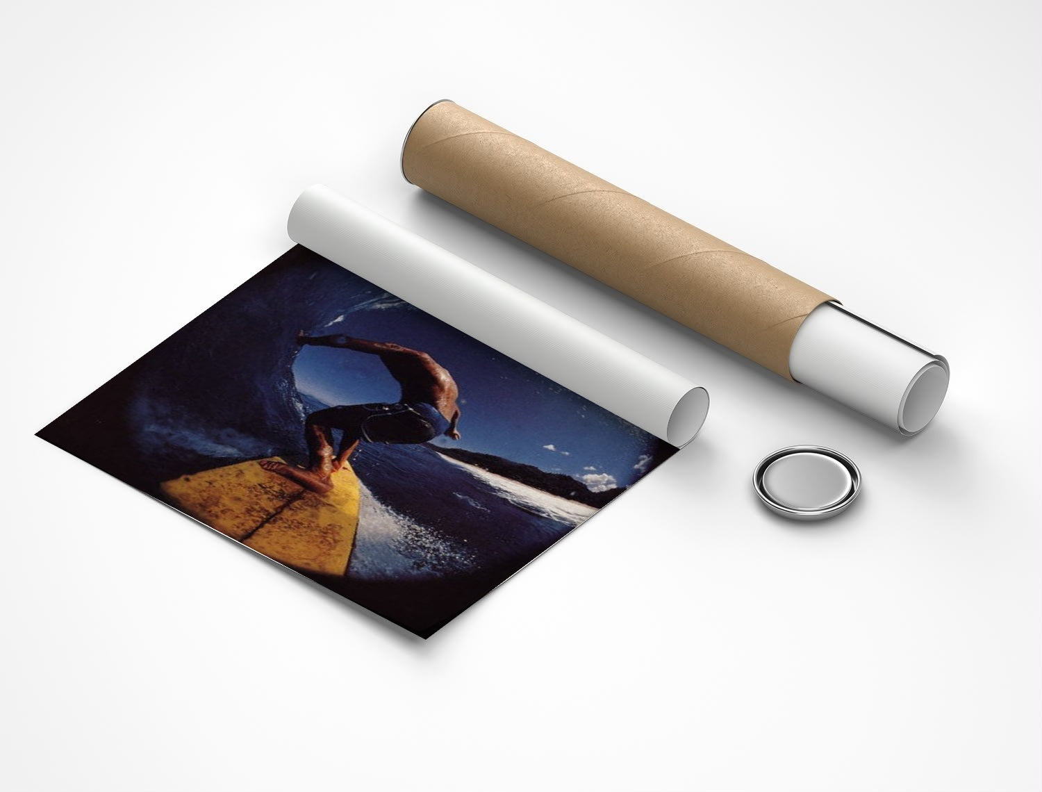Rolled poster