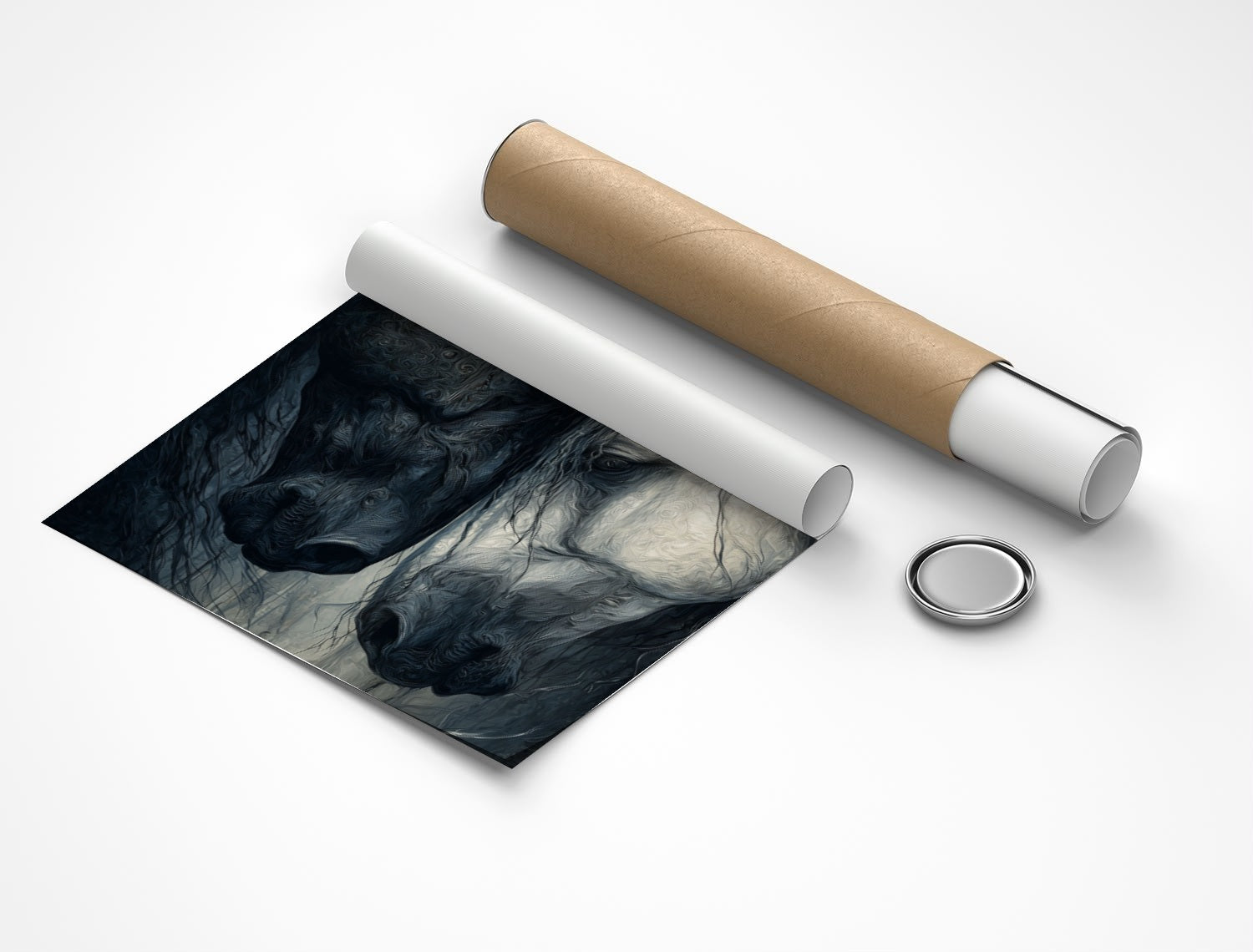 Rolled poster