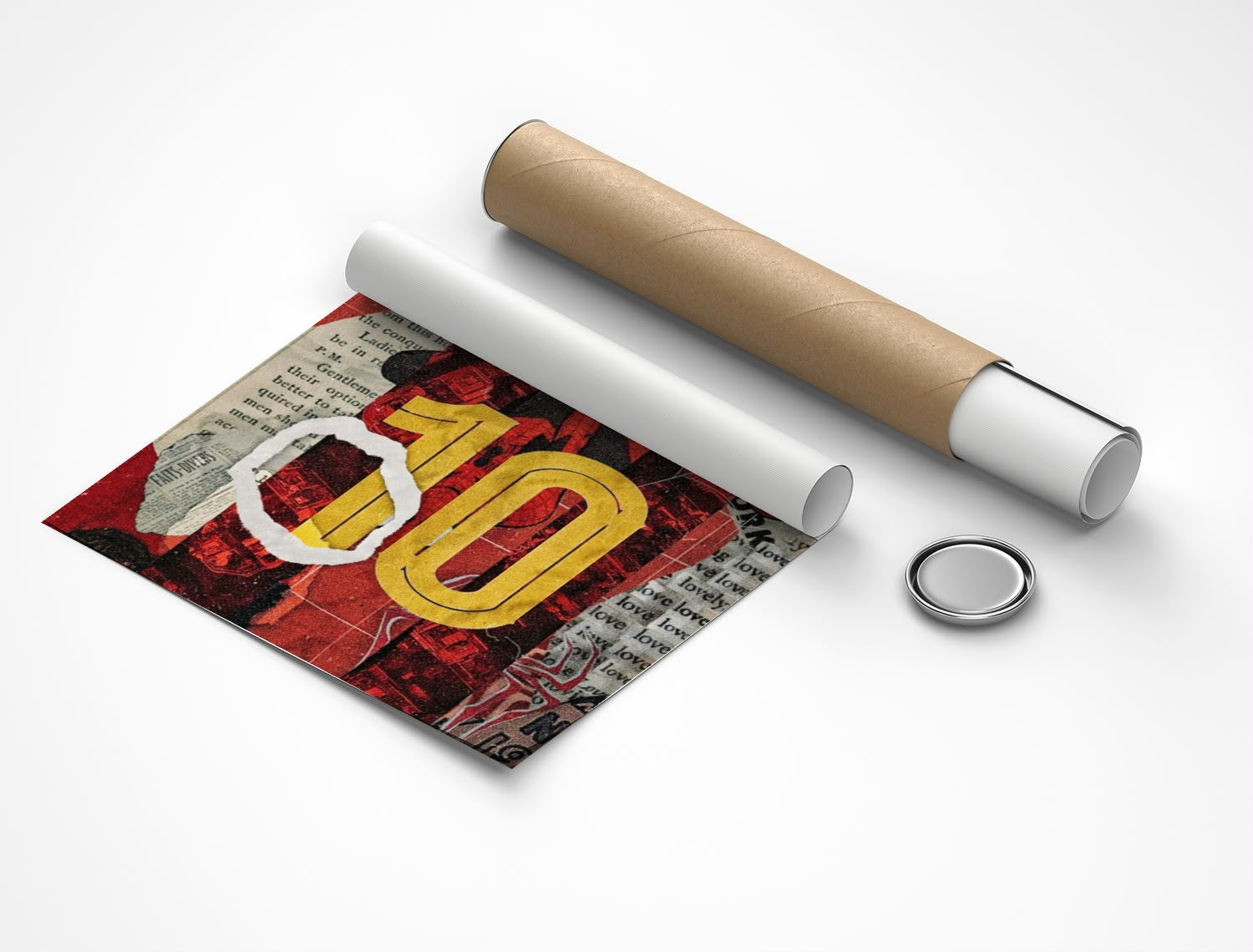 Rolled poster