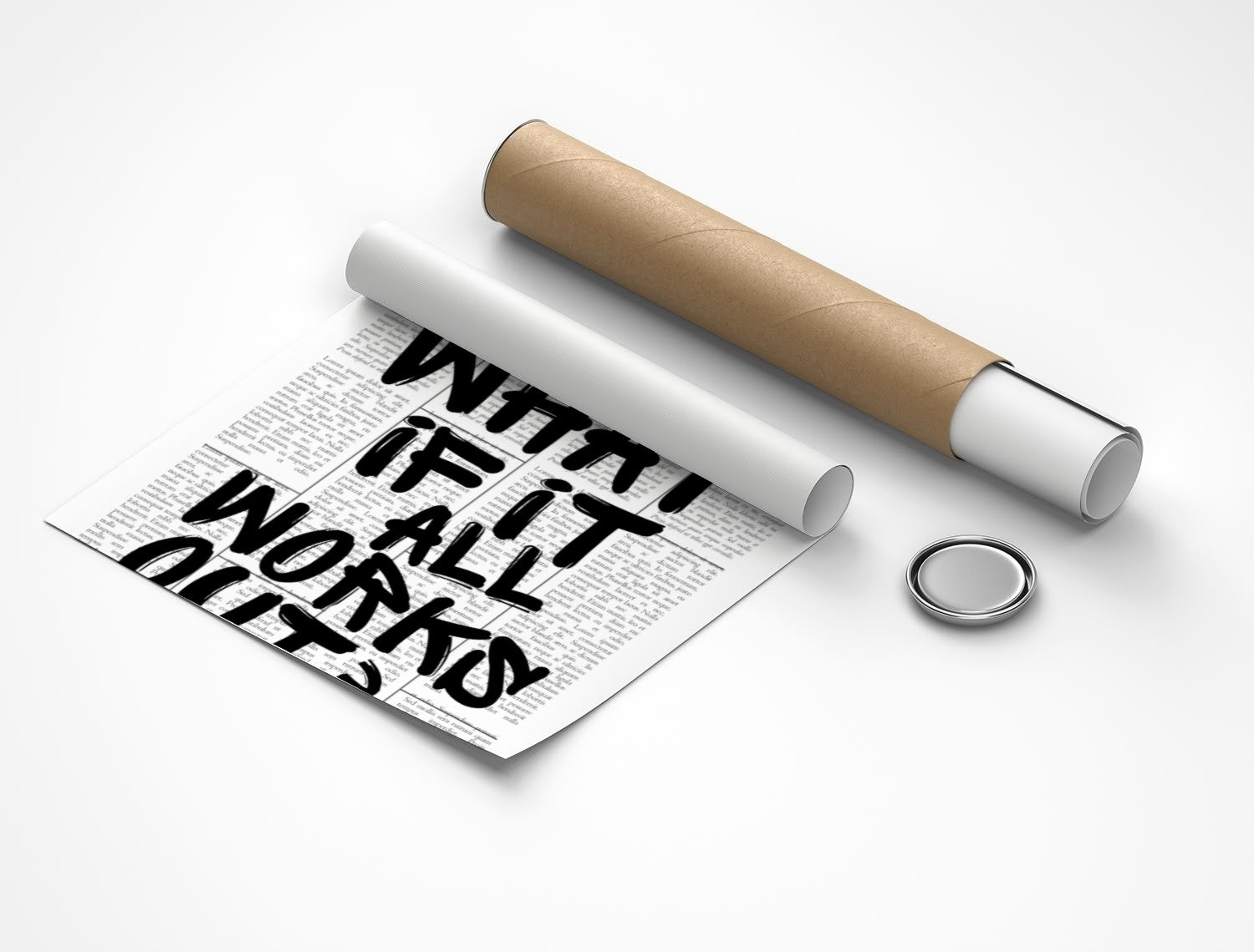 Rolled poster