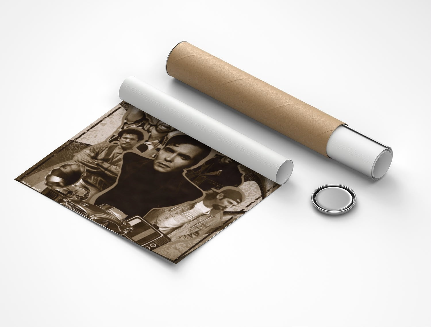 Rolled poster