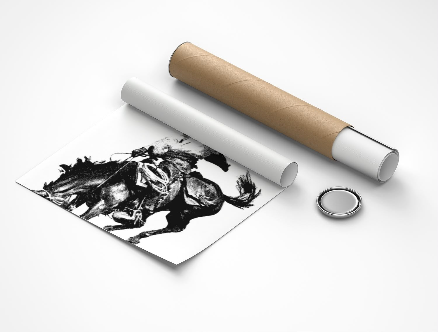 Rolled poster