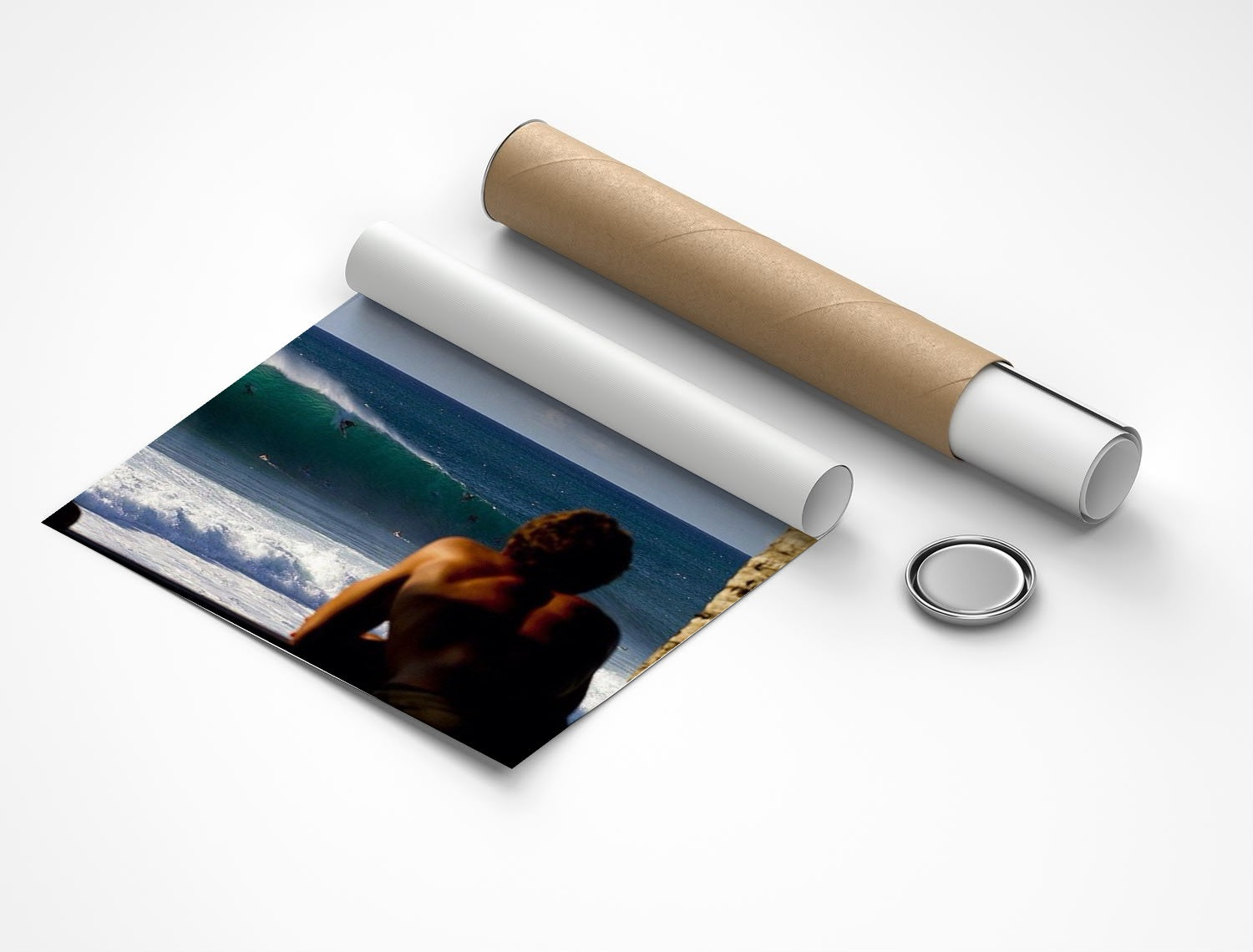 Rolled poster