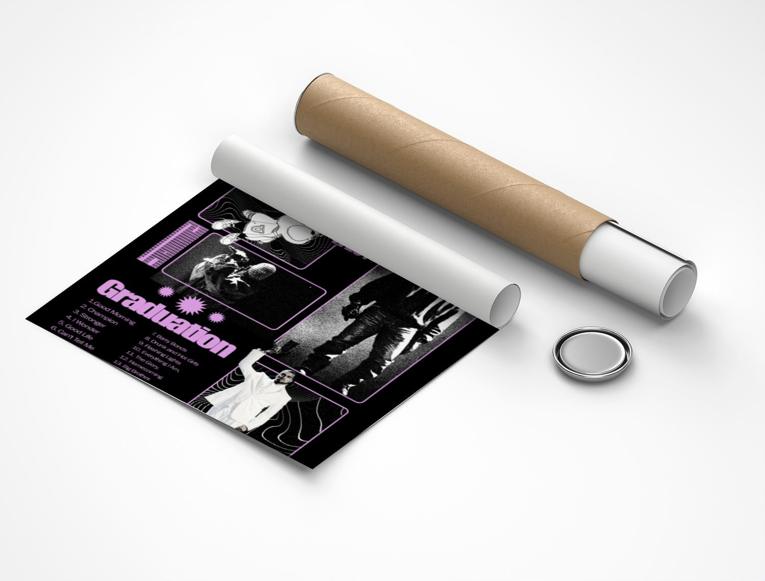 Rolled poster