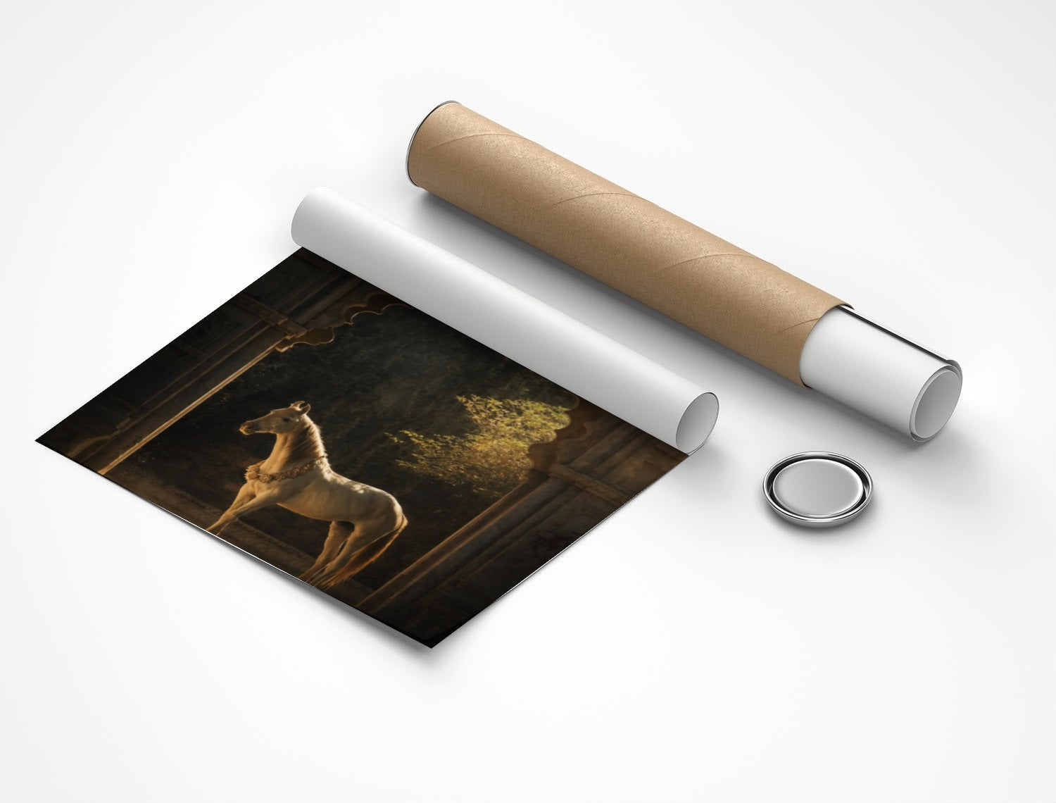 Rolled poster