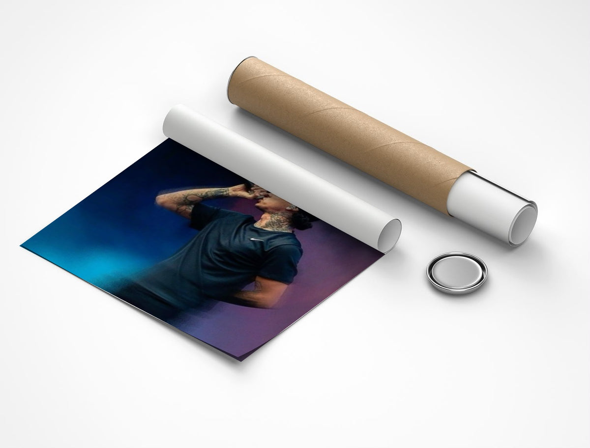 Rolled poster